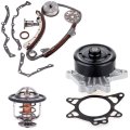 Timing Chain Kit Water Pump Thermostat Housing Assembly Sets 13523-0d010 13521-0d010 Wp-91980 Fits For Toyota Celica Corolla 