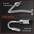 A-premium Power Steering Pressure Line Hose Assembly Compatible With Jeep Cherokee 1991-1996 Comanche 1991-1992 L4 2 5l