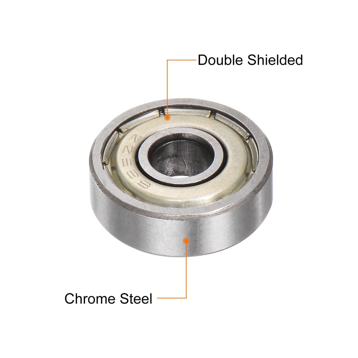 25pcs 625zz Deep Groove Ball Bearings 5mm Bore 16mm Od Thick Carbon Steel Double Shielded Abec3 Z1 Bearing For Motors