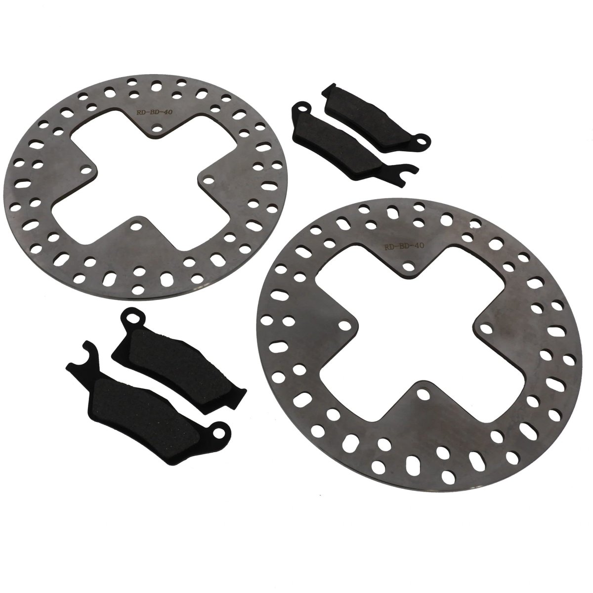 Rear Brake Rotors And Pads Can-am Renegade 800r Efi Std 2012 2013 2014
