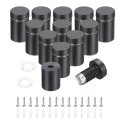 12 Pcs 5 8 X 1 Standoff Screws Stainless Steel Wall Mount Sign Mounting Hardware Kit With 14pcs For Hanging Acrylic Glass Signs 