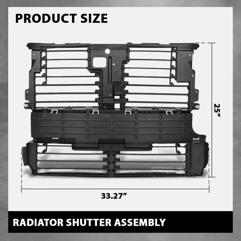 Radiator Shutter Assembly For Ford Edge Se Sel Sport Titanium 2 0l 3 5l 2015-2018 Ft4z8475ai Ft4z-8475-a