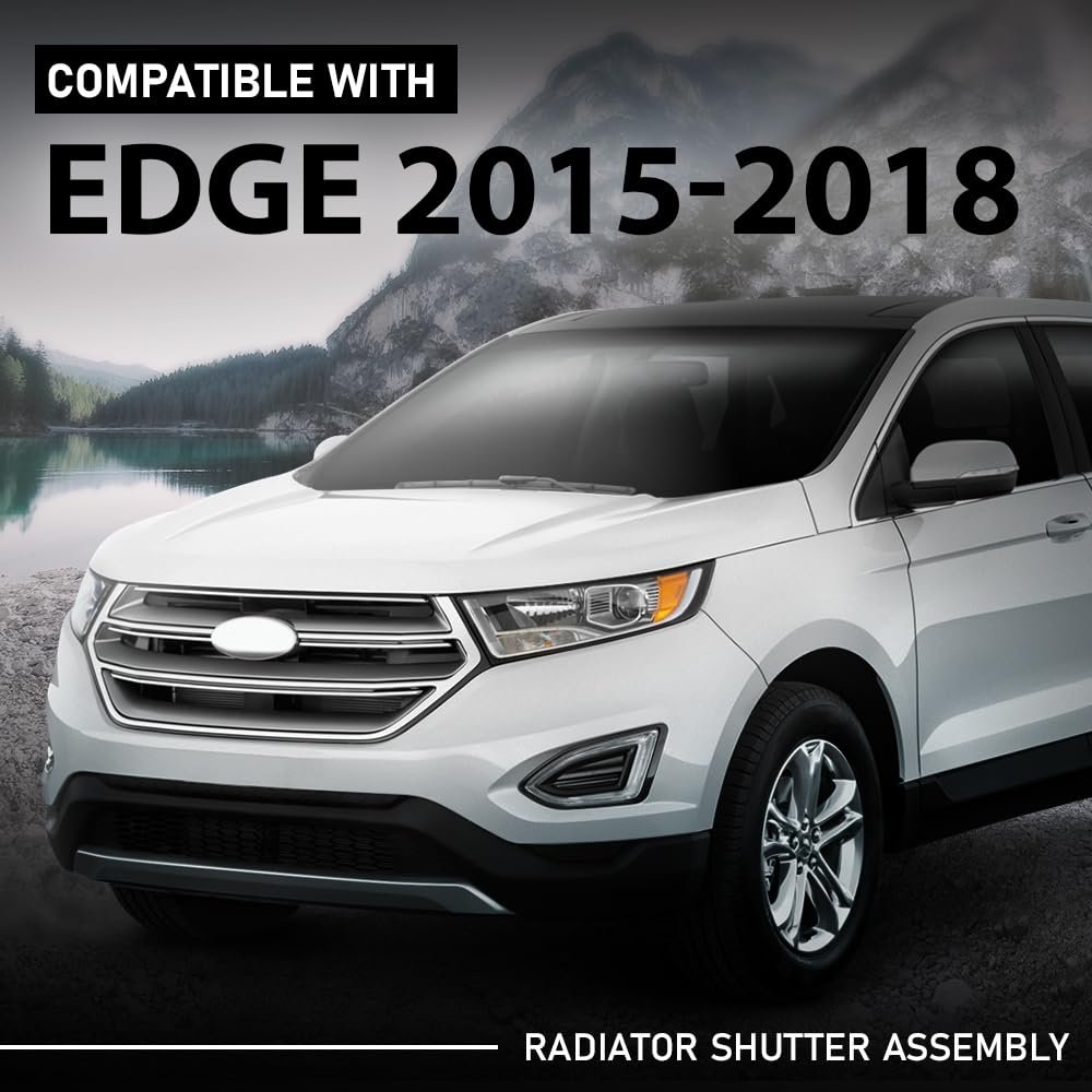 Radiator Shutter Assembly For Ford Edge Se Sel Sport Titanium 2 0l 3 5l 2015-2018 Ft4z8475ai Ft4z-8475-a