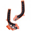 X-grip Frame Guards 16 Ktm Orange Black For 300 Xc-w E-start 2017-2018 