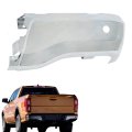 Chrome Rear Bumper End Cap Passenger Side Face Bars Replacement For Ranger 2019-2023 With Park Assist Sensors Hole 