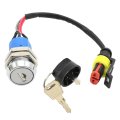 1220-520002-ac Ignition Switch With 2 Keys For Big Joe Forklift E30 Ez30 S22 And Ep Pallet Truck Ept20-et Es10-10es Es15-15es 