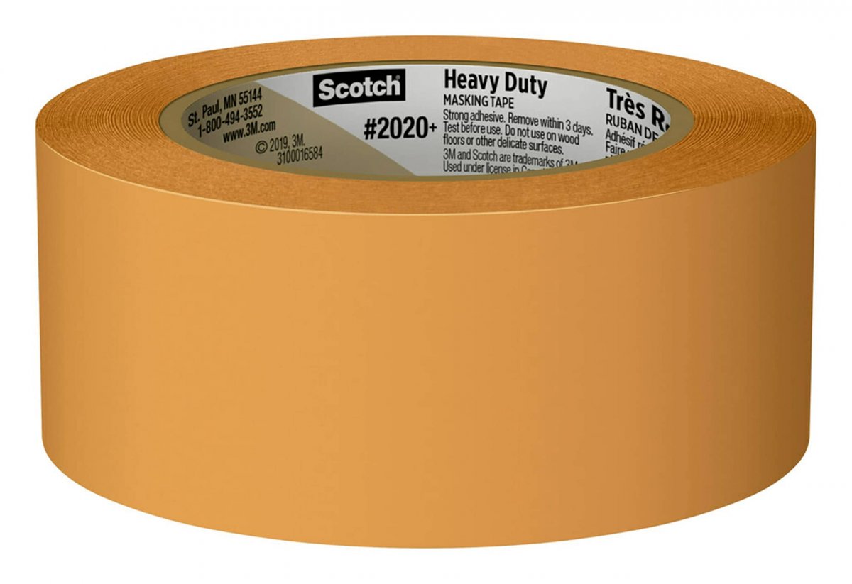 2020 -48tp Heavy Duty Masking Tape 1 88 In Width Orange Crepe Paper Strong Adhesive For Vinyl Carpet Metal And Plastic Roll