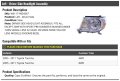 Left Driver Side Headlight Assembly Compatible With 2005-2011 Toyota Tacoma Excludes 2009 Sport Pre-runner X-runner