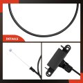 A-premium Front Hood Latch Release Cable With Handle Compatible Bmw X5 2007-2014 X6 2008-2014 25 315 Inch Replace 51237164798