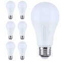 Satco S12147 15 5 Watt A19 Led Lamp E26 Medium Base 5cct Selectable 2700k-5000k 1600 Lumens 120 Volt Dimmable T24 Compliant 