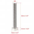 Uxcell M8x50mm Hex Bolts 304 Stainless Steel Hexagon Screw Bolt 5pcs