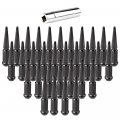 M14x1 5 Lug Nuts 4 In Length For Chevy Silverado Ford F150 And Gmc Sierra Conical Seat Alloy Steel Wheel Bolts 32 Piece Set 