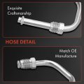 A-premium Power Steering Hose Pressure Line Assembly Compatible With Hyundai Santa Fe 2003-2006 V6 3 5l Tube To Rack