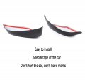 Keleimai Car Accessories Fit For Subaru Brz Toyota 86 2012-2020 Side Rear View Mirror Decoration Cap Cover Trim Carbon Fiber