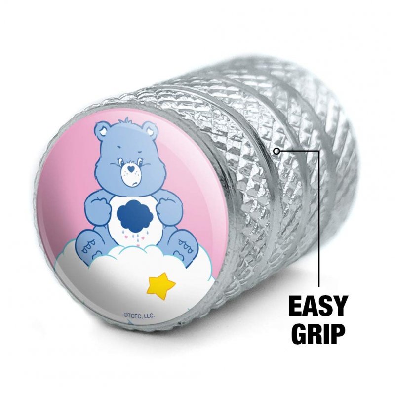 Care Bears Grumpy Bear Aluminum Valve Stem Caps 4 Piece Set For Cars Trucks And Vans Tire Rim Wheel Air Covers 0 55 In Tall