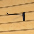 Only Garment Racks Commercial Deluxe Slatwall Hooks 8 Black Pack Of 20 