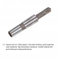 Uxcell Square Nose End Mill 12mm Cutting Dia P35 Tungsten Carbide Tip 3 Straight Flutes Milling Cutter With Mt2 Morse Taper