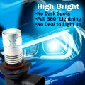 9005 Hb3 H10 Led Headlight Bulbs 2 Pack 5 Smd 6500k Cool White 12v 5w Fog Light And Daytime Running Lamp For Powersports