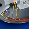 Cable Management Wire Loom 3ft -1 Inch Sleeve Split Tubing Cord Covers For Wires On Floor Protectors From Pets Chewing Cables 