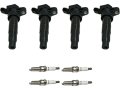 Ignition Coil And Iridium Spark Plug Kit 8-piece For 2011-2015 Kia Sorento 2 4l 4-cylinder
