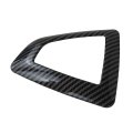 Carbon Fiber Car Gear Shift Cover Frame Trim Sticker For Bmw 2 Series F22 F23 2014 2018 Abs Plastic Interior Decoration Left 