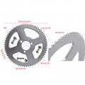 Tdpro 25h 68t 29mm Rear Chain Sprocket For 47cc 49cc Moped Scooter Mini Pocket Bike Atv Quad
