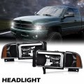G-plus Led Headlights Compatible With 1994-2001 Dodge Ram 1500 1994-2002 2500 3500 Not Fit For Sport Model Van Models Driver