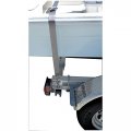 Deluxe 12 Ft Boat Strap With Stainless Steel Buckle And Protection Pad Heavy Duty Webbing Securing For Watercraft 