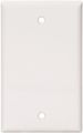 Eaton 5129w-box Standard Size Nylon 1-gang Box Mounted Blank Wallplate White 