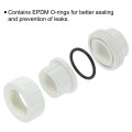 6pcs 1 2 Upvc Union Coupling Pipe Fitting Socket X Socket Adapter Schedule 40 Epdm O-ring For Irrigation Pool System Indoor
