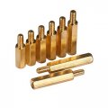 Kovnovi M2xl 3mm 5 M3 M4xl 6mm Hex Brass Spacing Screws Threaded Pillar Pcb Computer Motherboard Standoff Spacer Color 14mm