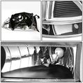 Dodge Dakota Durango 4pcs Replacement Headlight Bumper Lights Kit Black Housing
