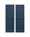 Louvered Shed Shutter Or Playhouse Blue 9 X 27 1 Pair 