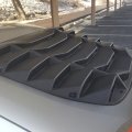 Hecasa Rear Window Louver Sun Shade Cover Compatible With 2009-2019 Nissan 370z Coupe