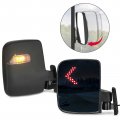 Kemimoto Golf Cart Side Mirrors With Led Turn Signal Light Universal Rear View For Club Car Ezgo Icon Drive Kandi Carts