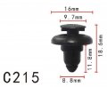 Autobahn88 Radiator Grille Push-type Clip Compatible With Gm Suzuki Oem 30008324 0940907325 09409073255pk Pack Of 20