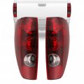 Carmocar Rear Brake Tail Lights Assembly Left And Right W O Bulbs Harness For Chevrolet 04-12 Colorado Gmc Canyon Gm2800164 