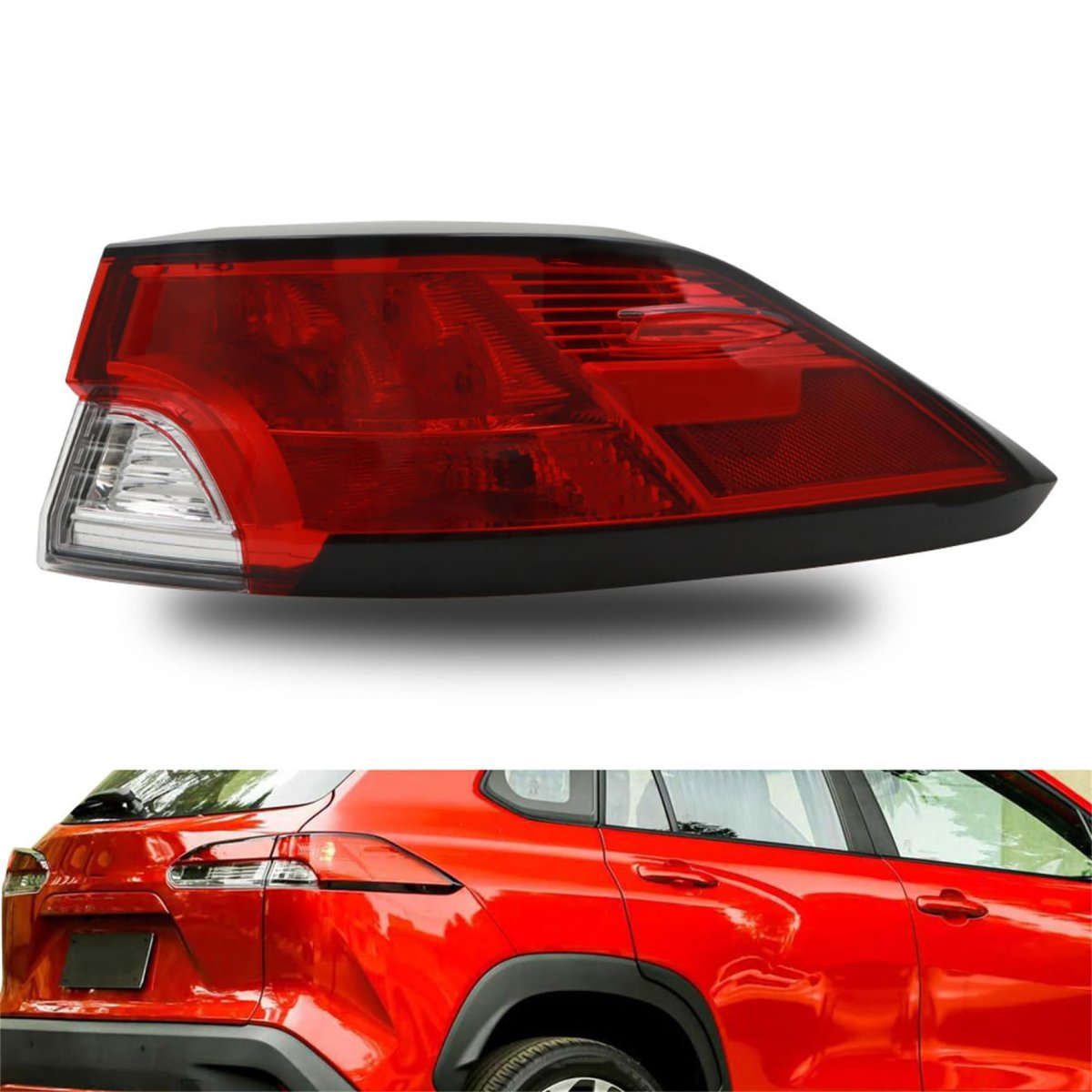 Rear Brake Tail Light Assembly Replacement For Toyota Corolla Cross L Le 2022 2023 Outer Right Passenger Side Part Number