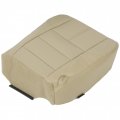 Hecasa Seat Cover Compatible With 2008 2009 2010 Ford Super Duty F250 F350 F450 F550 Lariat Driver Bottom Replacement Camel Tan