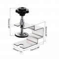 Uxcell Drawer Front Installation Clamps Stainless Steel Cabinet Jig Bow-shaped For Tables Desks 2pcs