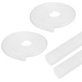 2pcs Foam Backer Rod 1 2 X 10ft Crack Filler Rope Weather Strip Seal For Concrete Filling Joints And Gaps Doors Windows White 