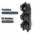 Master Driver Side Power Window Switch 84820-0k100 Replacement For Toyota Hilux 2004-2009
