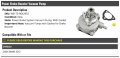 Power Brake Booster Vacuum Pump With Gasket Compatible 2006 Bmw 325i