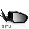 Ni1321311 Factory Style Passenger Right Side Mirror Manual Folding Power Adjust Compatible With Altima 19-20 Textured Black