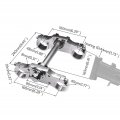 Tdpro 45mm 48mm Complete Upside Down Front Fork Shocker And Triple Clamp Handlebar Riser Set For Dirt Pit Pro Trail Bike 110cc