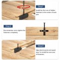 Hidden Fasteners Deck Fastener Clip 250 Pieces Universal Nylon T Clips With Preloaded Stainless Steel Screws And Square Drive