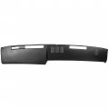 Kuafu Dashboard Cover Compatible With 1981-1991 Chevy Chevrolet Gmc Truck Suv Pickup Dash Black Plastic