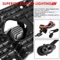 Auto Dynasty High Power Led Projector Driving Fog Lights Lamp With Switch Compatible Ford F250 F350 F450 F550 Super Duty 11-16