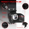 Auto Dynasty High Power Led Projector Driving Fog Lights Lamp With Switch Compatible Ford F250 F350 F450 F550 Super Duty 11-16