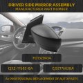 Dasbecan 3pins Driver Left Side Mirror Assembly For 2013-2016 Ford Escape S With Power Adjustment Glass Manual Folding
